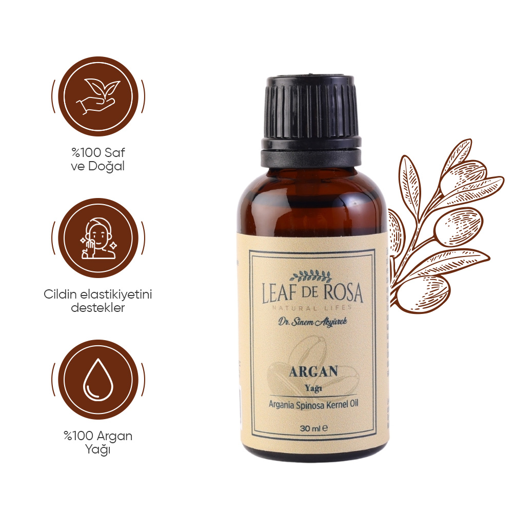 Soğuk Sıkım Argan Yağı 30ml - Görsel 2