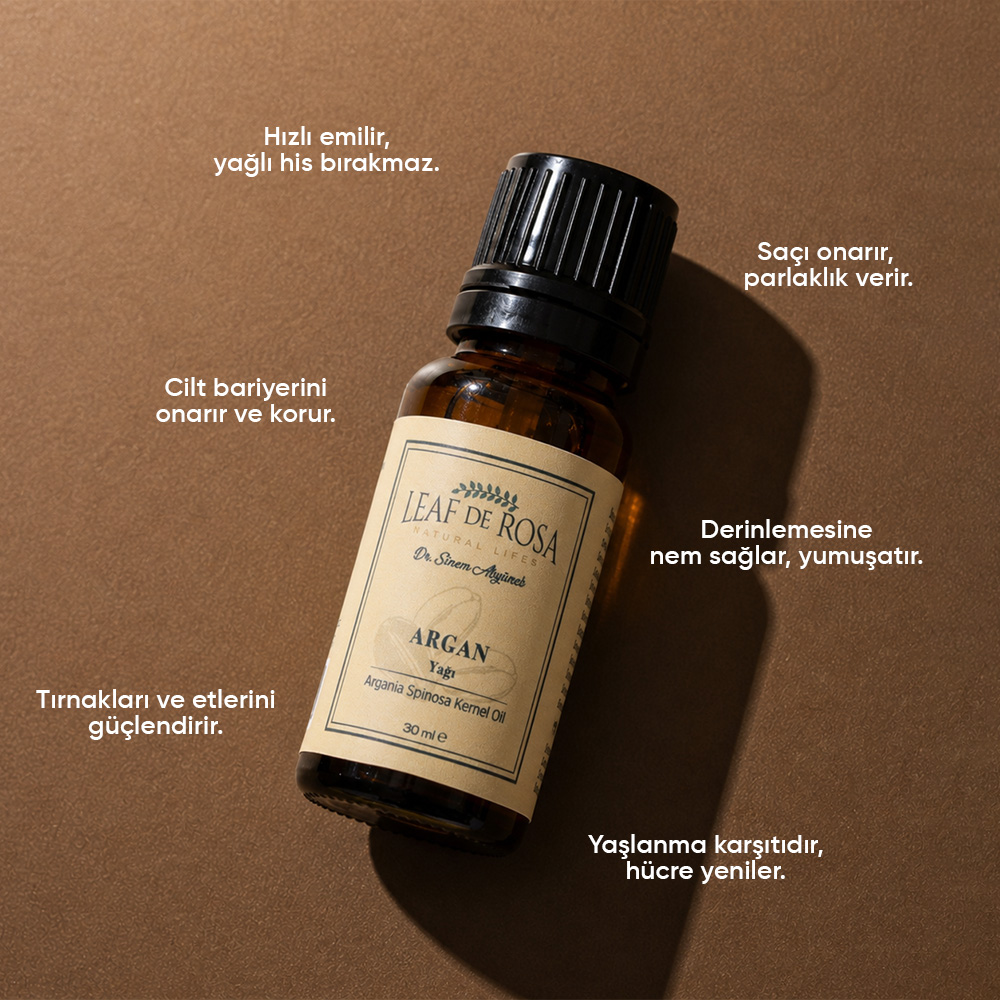 Soğuk Sıkım Argan Yağı 30ml - Görsel 4